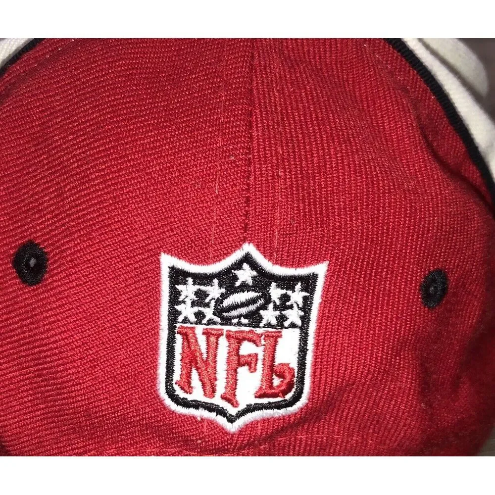 Vintage NFL Kansas City‎ Chiefs LOGO Strapback Hat 90s Reebok NFL Wool Blend Red
